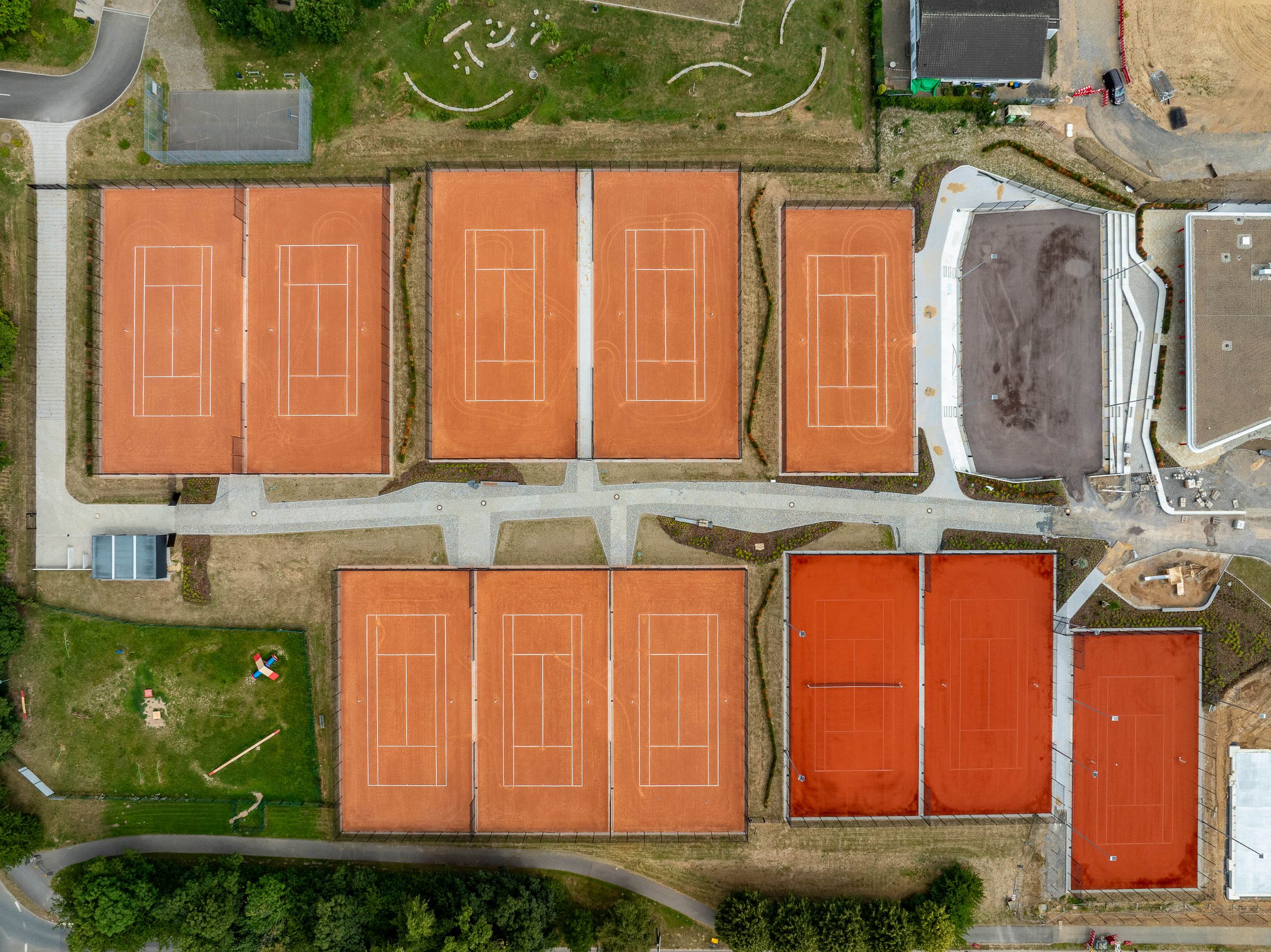 Baudokumentation Sportplatz Neubau